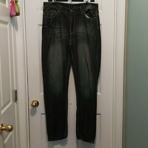 CJ Black slim distressed jeans Sz 36x34